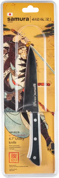 Изображение Нож 23см универсальный Самура харакири черный Самура п/у, 1 шт