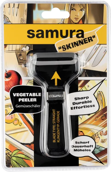 Изображение Овощечистка нерж сталь Самура плавающее лезвие Самура п/у, 1 шт