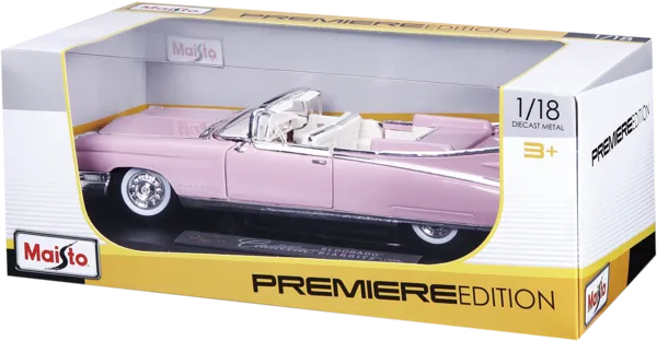Изображение Машина 1:18 Маисто кадиллак 1959 розовый Маисто к/у, 1 шт