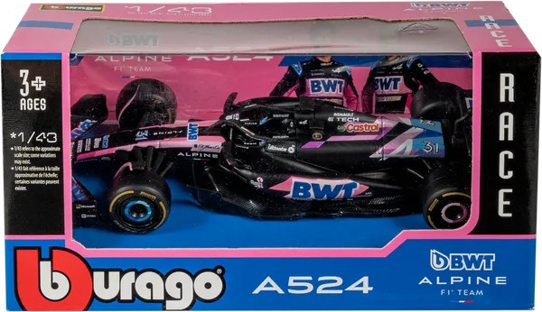 Изображение Машина 1:43 Ббураго алфин а524 Ббураго к/у, 1 шт