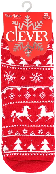 Изображение Носки размер 29 мужские Клевер К6550П красные Клевер м/у, 1 пара