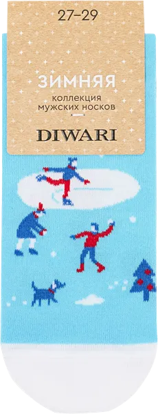 Изображение Носки размер 27-29 мужские Дивари 21С-71СП бирюза Конте СПА м/у, 1 пара