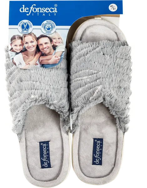 Изображение Тапочки 36-41 женские Де Фонсека Бассано WB56RU Де Фонсека м/у, 1 пара