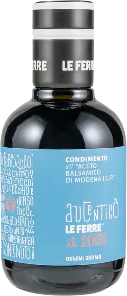 Изображение Уксус бальзамический Ле Ферре из Апулии Модена густой Ле Ферре с/б, 250 мл