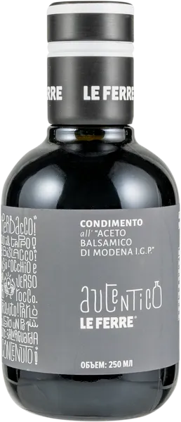 Изображение Уксус бальзамический Ле Ферре из Апулии IGP Модена Ле Ферре с/б, 250 мл