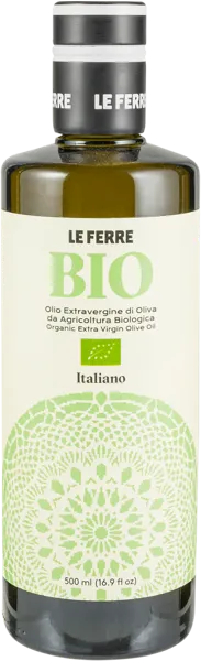 Изображение Масло оливковое 0,20% Ле Ферре из Апулии e.v. БИО Ле Ферре с/б, 500 мл