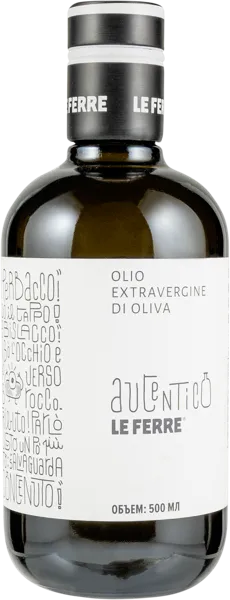 Изображение Масло оливковое 0,18% Ле Ферре из Апулии e.v. аутентико Ле Ферре с/б, 500 мл