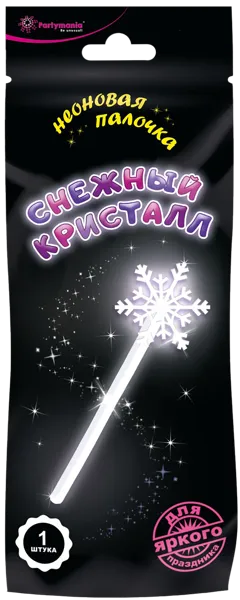 Изображение Набор неоновый Патимания палочка снежный кристалл Нингбо Мерриарт Глоу Тек п/у, 1 шт