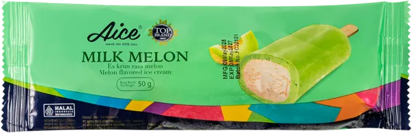 Изображение Мороженое эскимо Айс молочная дыня Айс Крим Джатим Индустри флоупак, 50 г