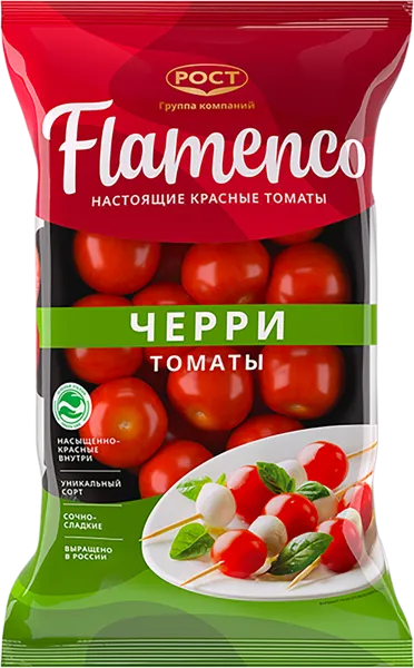 Изображение Овощ красные круглые Томат черри Фламенко Рост ТД ООО флоупак, 250 г
