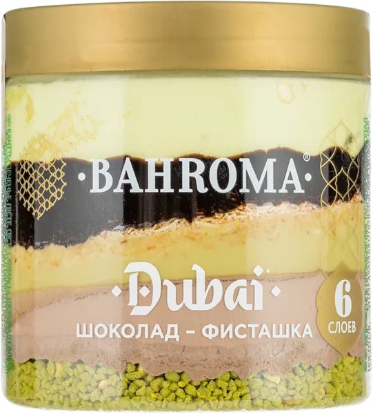 Изображение Мороженое пломбир Бахрома фисташка Дубай Шин Лайн пу, 320 г