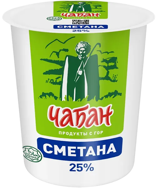 Изображение Сметана 25% Чабан Нальчикский МК п/б, 300 г