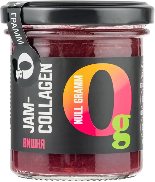 Изображение Джем низкокалорийный Ноль грамм вишня коллаген Велмейд с/б, 150 г