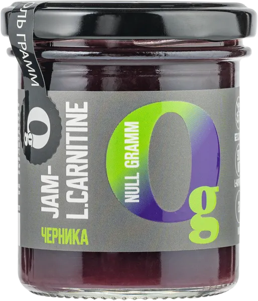 Изображение Джем низкокалорийный Ноль грамм черника Л-карнитин Велмейд с/б, 150 г