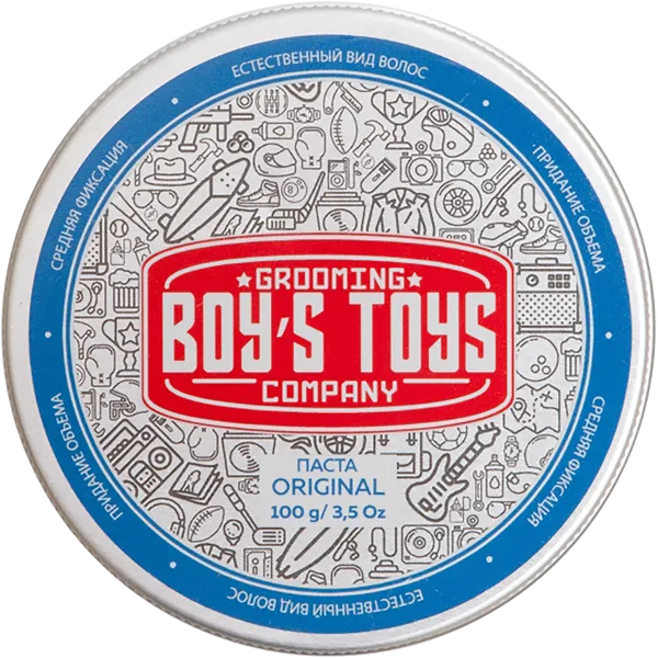 Изображение Паста для волос мужская Бойз тойс высокая фиксация Альфа Трейд ж/б, 100 мл