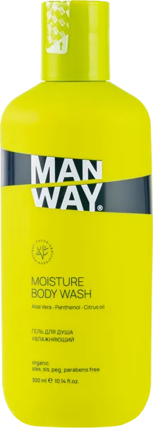 Изображение Гель для душа мужской Мен вей увлажняющий Ингеоком Дистрибьюшен Парнерс п/у, 300 мл