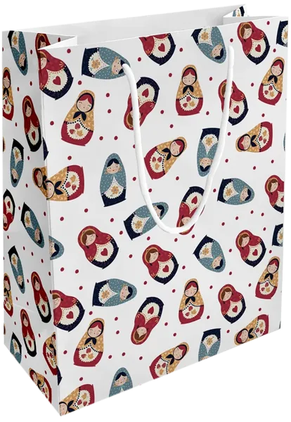 Изображение Пакет 25*32см бумажный Би Смарт фолк матрешки Иу Антэнг Пэкэджинг , 1 шт