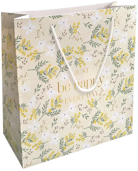 Изображение Пакет 32*32см бумажный Би Смарт флёр мимоза Иу Антэнг Пэкэджинг , 1 шт