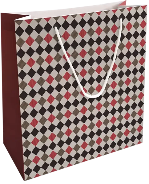 Изображение Пакет 32*32см бумажный Би Смарт клетки красный Иу Антэнг Пэкэджинг , 1 шт