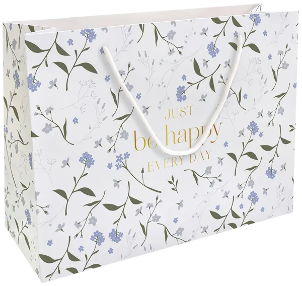 Изображение Пакет 36*26см бумажный Би Смарт флёр незабудки Иу Антэнг Пэкэджинг , 1 шт