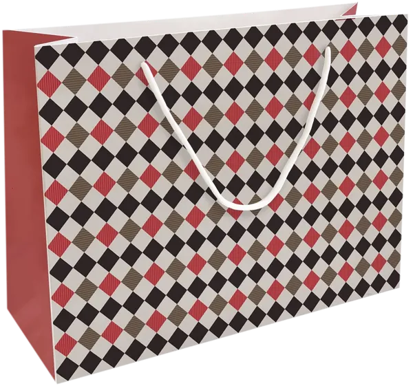 Изображение Пакет 36*26см бумажный Би Смарт клетки красный Иу Антэнг Пэкэджинг , 1 шт