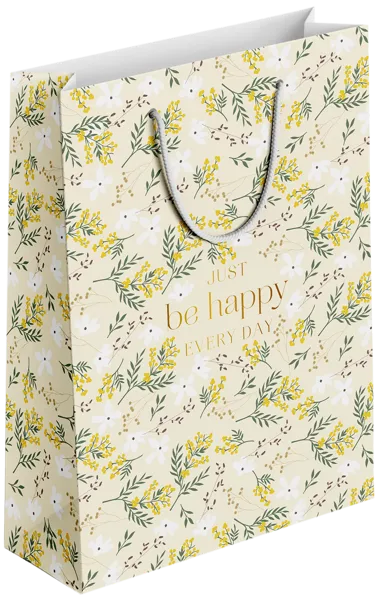 Изображение Пакет 32*49см бумажный Би Смарт флёр мимоза Иу Антэнг Пэкэджинг , 1 шт