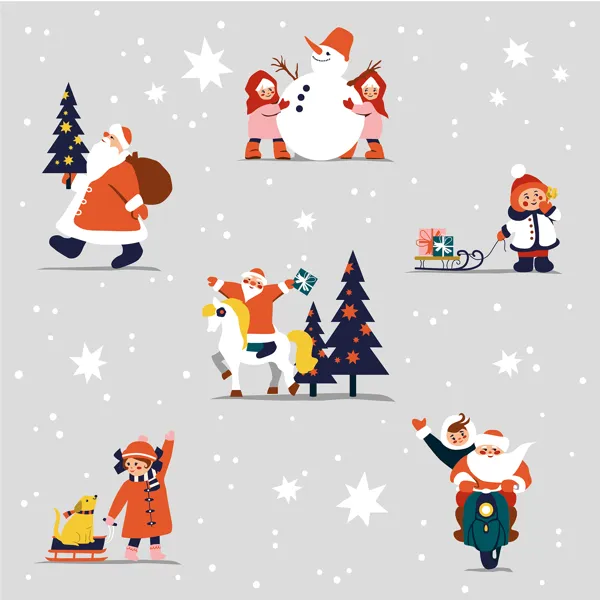 Изображение Бумага 70*100см упаковочная Би Смарт детство серая Созидание м/у, 1 шт