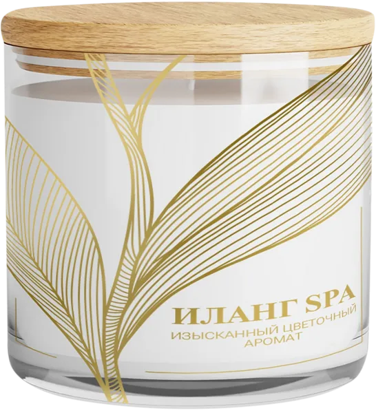 Изображение Свеча 15,5см в банке Феникс Презент арома иланг спа Феникс-Презент ООО , 1 шт