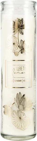 Изображение Свеча 20,7см в банке Феникс Презент арома лотос Феникс-Презент ООО , 1 шт