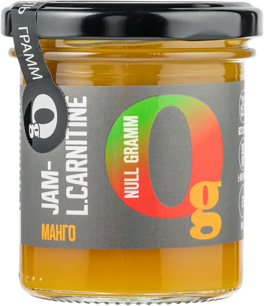 Изображение Джем низкокалорийный Ноль грамм манго Л-карнитин Велмейд с/б, 150 г