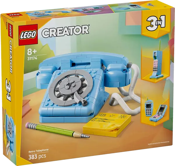 Изображение Конструктор с 8 лет 31174 Лего криэйтор ретротелефон Лего к/у, 1 шт