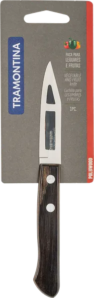 Изображение Нож 7,5см для овощей Трамонтина поливуд Трамонтина карт/уп, 1 шт