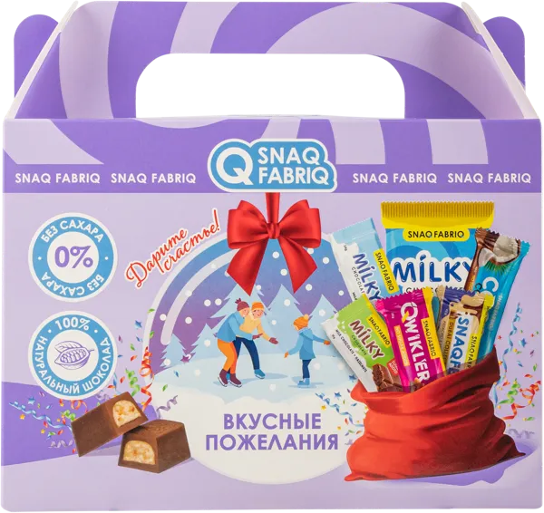 Изображение Подарочный Набор без сахара Снэк фабрик Фитнес Фуд к/к, 500 г