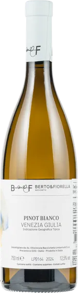 Изображение Вино белое сухое стиль №2 Пино Бьянко Венеция Берто и Фиорелла 2024 Баккичетто с/б, 0,75 л