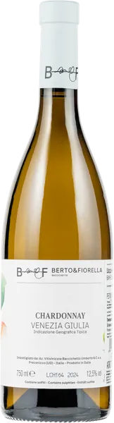 Изображение Вино белое сухое стиль №2 Шардоне Венеция Берто и Фиорелла 2024 Баккичетто с/б, 0,75 л