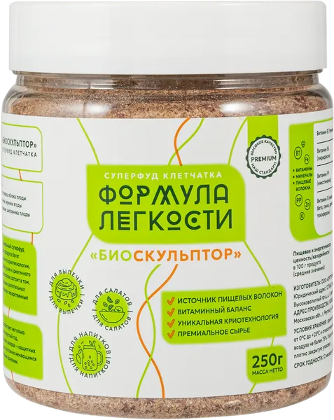 Изображение Клетчатка Формула легкости Биоскульптор Оргтиум п/у, 250 г