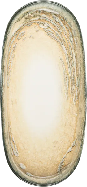 Изображение Тарелка 19см овальная Гюрал Порселен бриз фарфор Гюрал Порселен , 1 шт