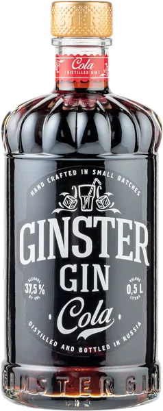 Изображение Джин 37.5% Джинстер кола Саранский ЛВЗ с/б, 0,5 л