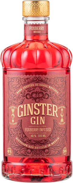 Изображение Джин 40% Джинстер Фоксберри Инфьюзд Саранский ЛВЗ с/б, 0,5 л