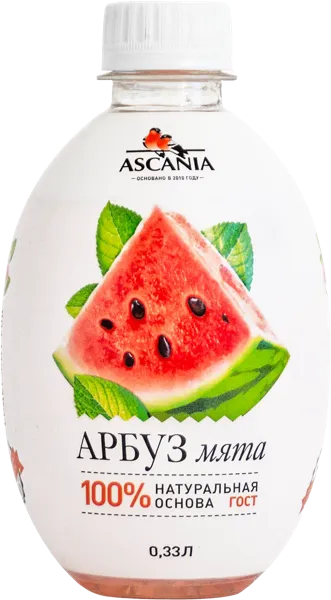 Изображение Напиток газ Аскания арбуз Аскания п/б, 0,33 л