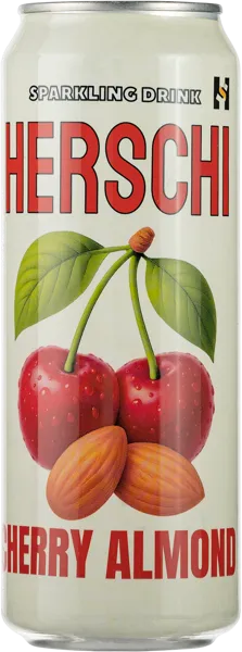 Изображение Напиток газ Херши вишня и миндаль Натуральные напитки ж/б, 0,45 л