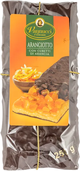 Изображение Шоколад темный 58% Ваннуччи из Умбрии миндаль и цукаты Ваннуччи м/у, 250 г