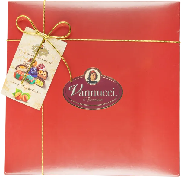 Изображение Конфеты ассорти Ваннуччи из Умбрии пралине пурпурный розовый Ваннуччи кор, 490 г