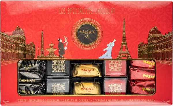 Изображение Конфеты ассорти Максим`с роскошь 33 конфеты Продви дё престиж кор, 174 г