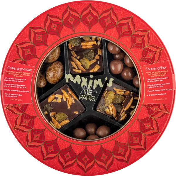 Изображение Ассорти в шоколаде Максим`с искушение миндаль фундук изюм Продви дё престиж ж/б, 160 г