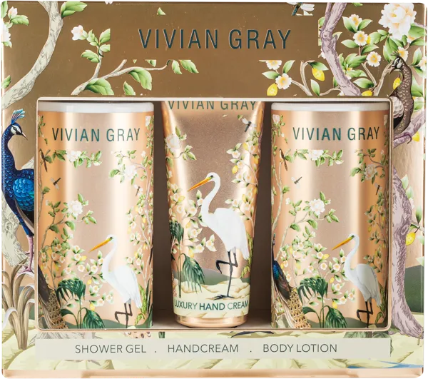 Изображение Набор подарочный золотой Вивиан грей вильвет гель+лосьон+крем Ньюкос к/у, 1 шт