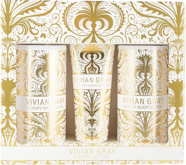 Изображение Набор подарочный бархат Вивиан грей вильвет гель+лосьон+крем Ньюкос к/у, 1 шт