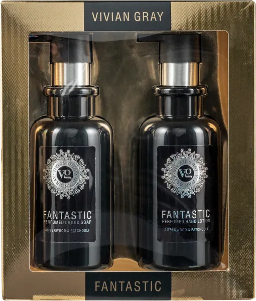Изображение Набор подарочный Вивиан грей фантастик мыло-крем+лосьон амбра Ньюкос к/у, 1 шт