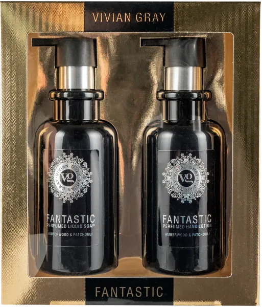 Изображение Набор подарочный Вивиан грей фантастик мыло-крем+лосьон мускус Ньюкос к/у, 1 шт