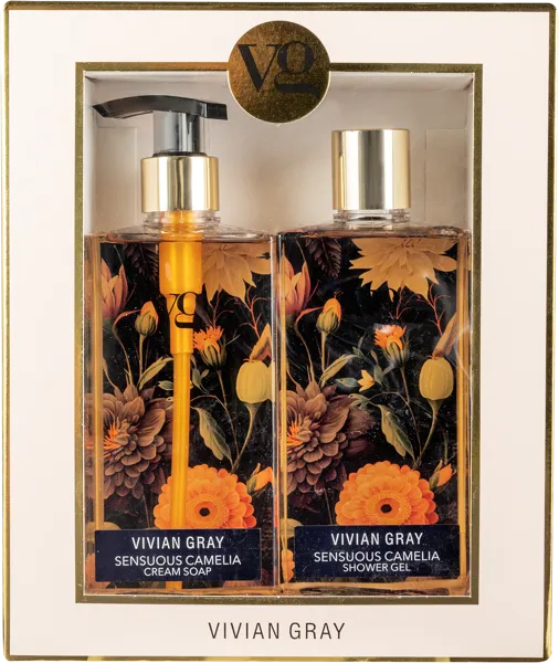 Изображение Набор подарочный мыло+гель Вивиан грей восхитительный пион Ньюкос к/у, 1 шт